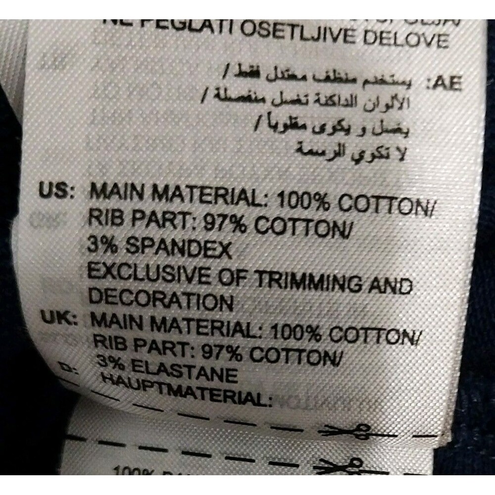 Adidas Men's Classic Cotton Polo Shirt Logo  Stripes Navy Blue White Size 2XL - Picture 6 of 6